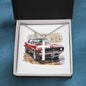 Muscle Car 04 - Stainless Steel Ball Chain Cross Necklace