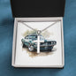 Muscle Car 13 - Stainless Steel Ball Chain Cross Necklace