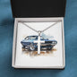 Muscle Car 02 - Stainless Steel Ball Chain Cross Necklace