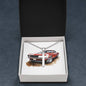 Muscle Car 07 - Stainless Steel Ball Chain Cross Necklace
