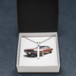 Muscle Car 01 - Stainless Steel Ball Chain Cross Necklace