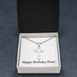 Happy Birthday Peter - Stainless Steel Ball Chain Cross Necklace