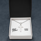 Best Father Since 2000 - Stainless Steel Ball Chain Cross Necklace