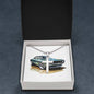 Muscle Car 11 - Stainless Steel Ball Chain Cross Necklace