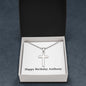 Happy Birthday Anthony - Stainless Steel Ball Chain Cross Necklace