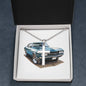 Muscle Car 05 - Stainless Steel Ball Chain Cross Necklace