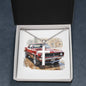 Muscle Car 04 - Stainless Steel Ball Chain Cross Necklace