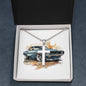 Muscle Car 03 - Stainless Steel Ball Chain Cross Necklace
