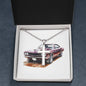 Muscle Car 10 - Stainless Steel Ball Chain Cross Necklace