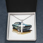 Muscle Car 11 - Stainless Steel Ball Chain Cross Necklace