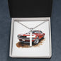Muscle Car 07 - Stainless Steel Ball Chain Cross Necklace