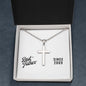 Best Father Since 2009 - Stainless Steel Ball Chain Cross Necklace