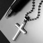 Muscle Car 08 - Stainless Steel Ball Chain Cross Necklace