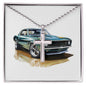 Muscle Car 11 - Stainless Steel Ball Chain Cross Necklace