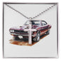 Muscle Car 10 - Stainless Steel Ball Chain Cross Necklace