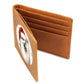 Christmas Dog - American Eskimo - Leather Wallet