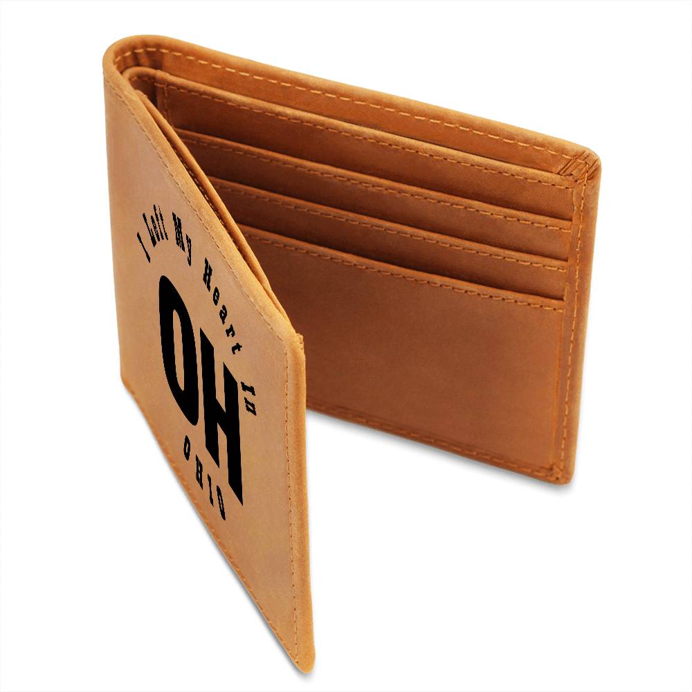 Heart In Ohio v01 - Leather Wallet