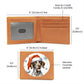 Christmas Dog - Pointer - Leather Wallet