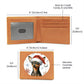 Christmas Dog - Miniature Pinscher - Leather Wallet