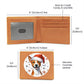 Christmas Dog - Basenji - Leather Wallet