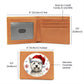 Christmas Dog - West Highland White Terrier - Leather Wallet