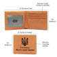 Hostomel Hero City of Ukraine - Leather Wallet