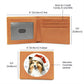 Christmas Dog - Shetland Sheepdog - Leather Wallet