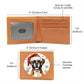 Christmas Dog - Boxer - Leather Wallet