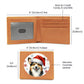 Christmas Dog - Cardigan Welsh Corgi - Leather Wallet