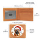 Christmas Dog - Shar-Pei - Leather Wallet