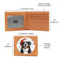 Christmas Dog - Greater Swiss Mountain  - Leather Wallet