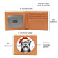 Christmas Dog - Sealyham Terrier - Leather Wallet
