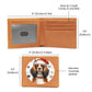 Christmas Dog - Sussex Spaniel - Leather Wallet