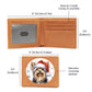 Christmas Dog - Yorkshire Terrier - Leather Wallet