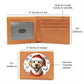 Christmas Dog - Labrador Bulldog  - Leather Wallet