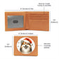 Christmas Dog - Finnish Lapphund - Leather Wallet