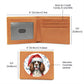 Christmas Dog - English Springer Spaniel - Leather Wallet