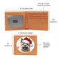 Christmas Dog - Cairn Terrier - Leather Wallet
