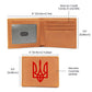 Tryzub (Red) - Leather Wallet