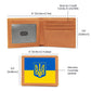 Tryzub And Flag Of Ukraine - Leather Wallet