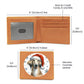 Christmas Dog - Sloughi - Leather Wallet
