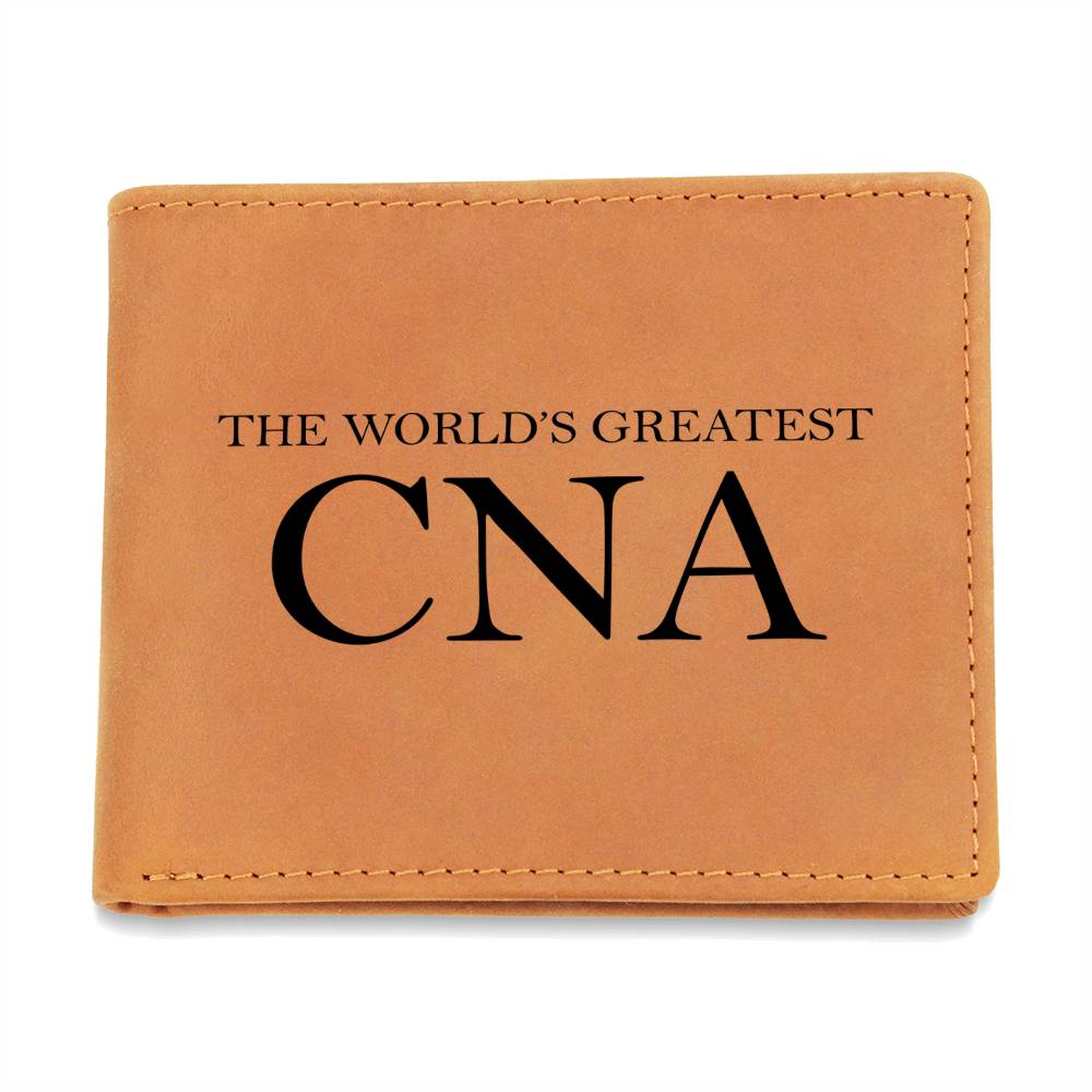 World's Greatest CNA - Leather Wallet