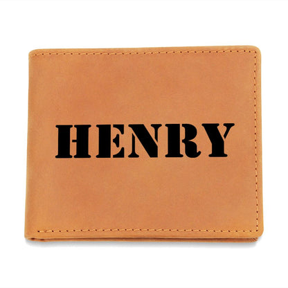 Henry - Leather Wallet