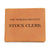 World's Greatest Stock Clerk - Leather Wallet