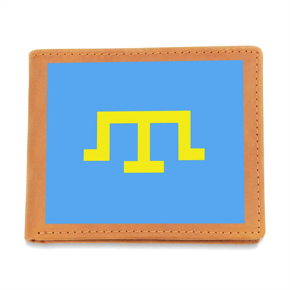Tamga of Crimean Tatar Giray Dynasty - Leather Wallet