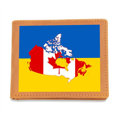 Ukrainian-Canadian - Leather Wallet