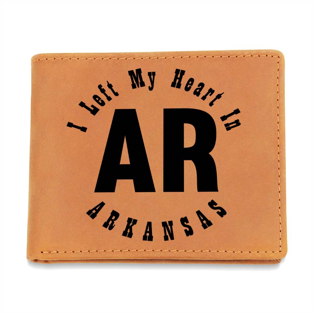 Heart In Arkansas v01 - Leather Wallet