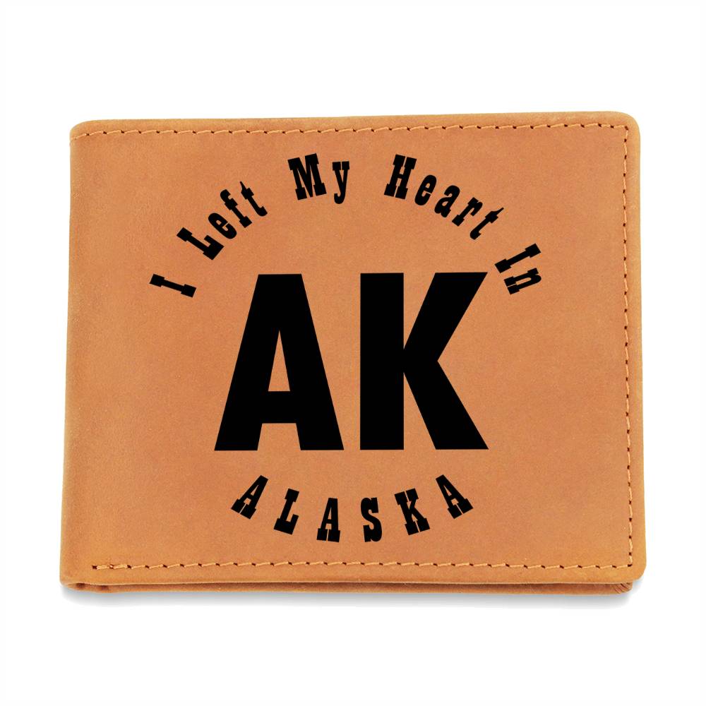 Heart In Alaska v01 - Leather Wallet