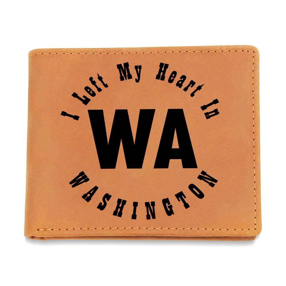 Heart In Washington v01 - Leather Wallet