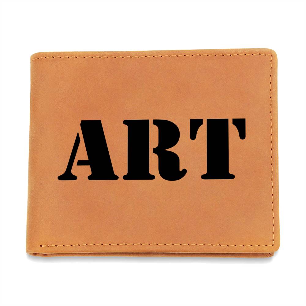 Art - Leather Wallet